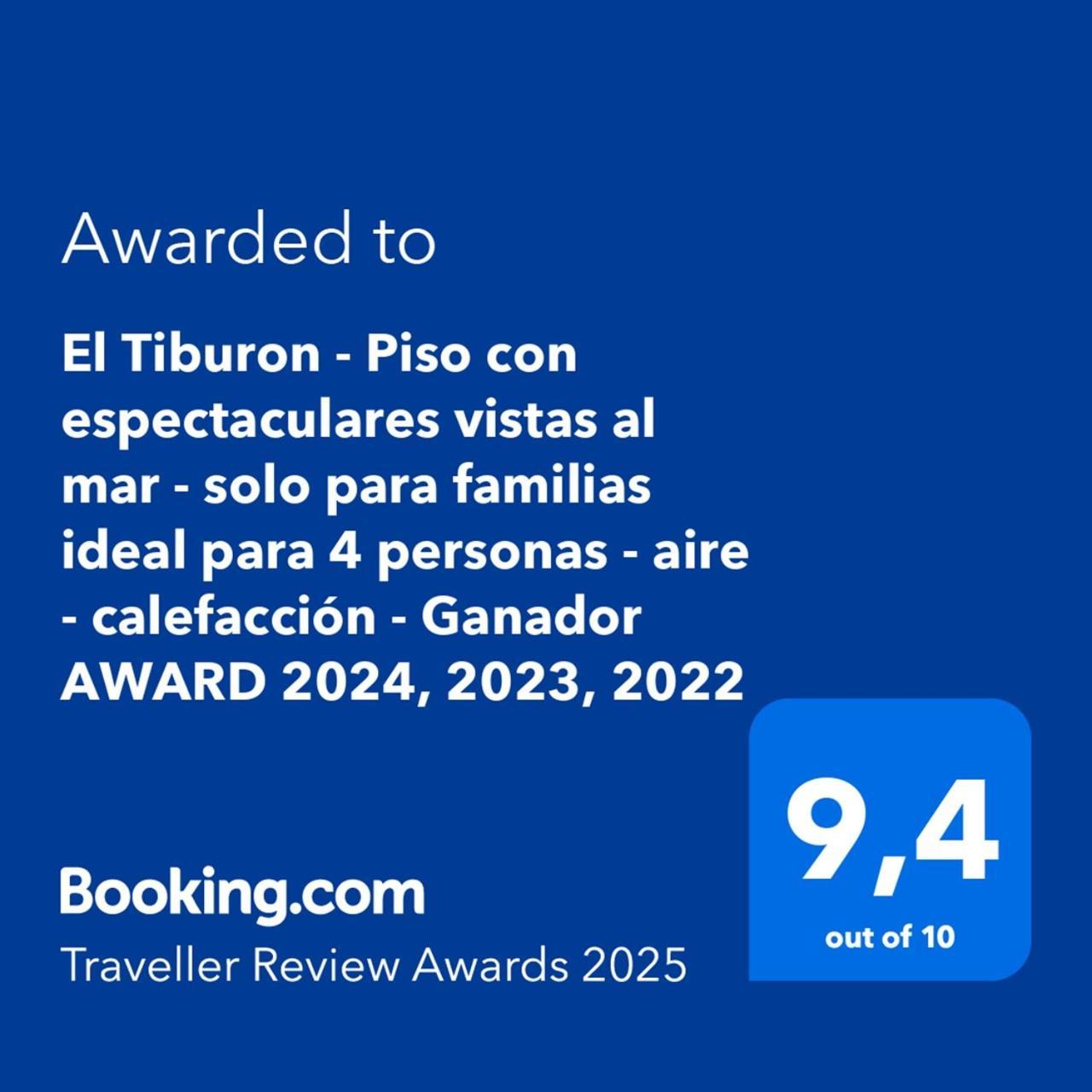El Tiburon - Piso con espectaculares vistas al mar - solo para familias ideal para 4 personas Playa de Gandía Exterior foto